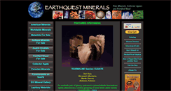 Desktop Screenshot of earthquestminerals.com